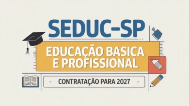 A Seduc-SP prorrogou as inscrições para dois processos seletivos de professores temporários. Educação básica tem prazo até 2506 e ensino técnico até 2606.