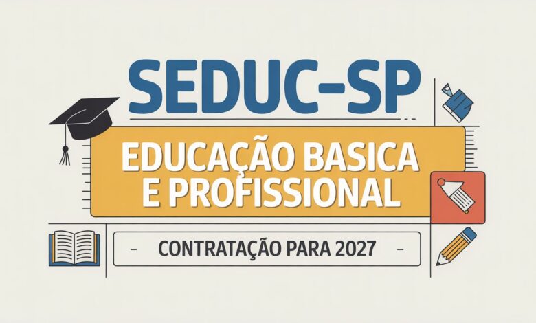 A Seduc-SP prorrogou as inscrições para dois processos seletivos de professores temporários. Educação básica tem prazo até 2506 e ensino técnico até 2606.