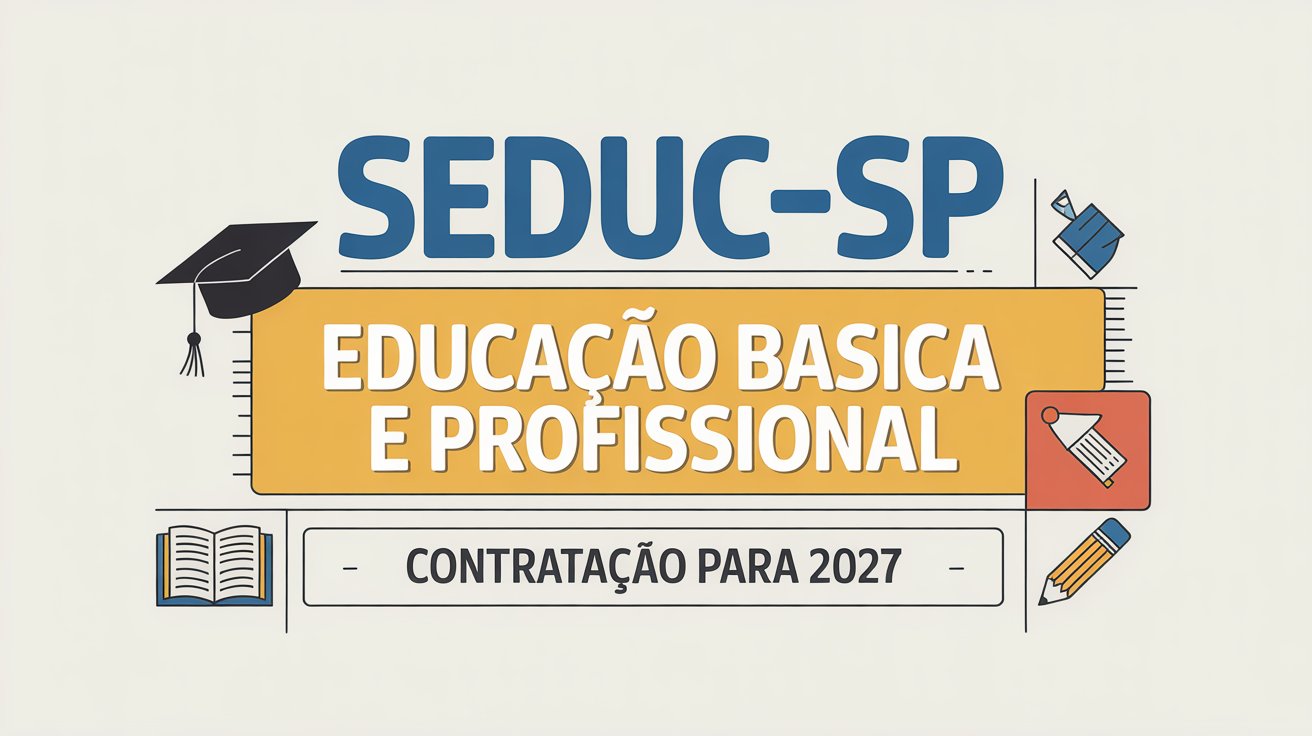 A Seduc-SP prorrogou as inscrições para dois processos seletivos de professores temporários. Educação básica tem prazo até 2506 e ensino técnico até 2606.