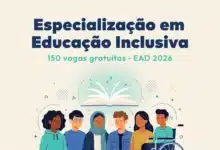 A UDESC abriu 150 vagas gratuitas para a especialização em Educação Inclusiva (EDIN) na modalidade EAD. Inscrições até 22062026.