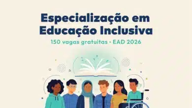 A UDESC abriu 150 vagas gratuitas para a especialização em Educação Inclusiva (EDIN) na modalidade EAD. Inscrições até 22062026.
