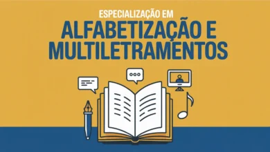 A UECE abriu 150 vagas na especialização gratuita em Alfabetização e Multiletramentos pela UAB. Cinco polos no Ceará, inscrições até 12 de junho de 2026
