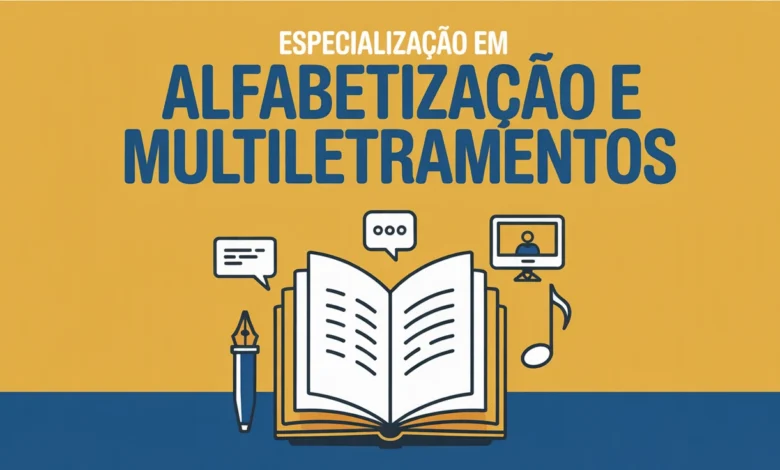 A UECE abriu 150 vagas na especialização gratuita em Alfabetização e Multiletramentos pela UAB. Cinco polos no Ceará, inscrições até 12 de junho de 2026