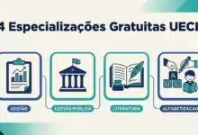 A UECE abriu 600 vagas em quatro especializações gratuitas pelo sistema UAB. Cursos em Alfabetização, Língua Portuguesa, Gestão Pedagógica e Gestão Pública