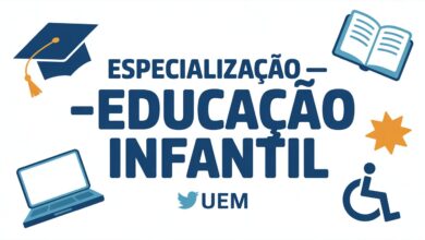 A UEM abre 210 vagas gratuitas para especialização em Educação Infantil e Desenvolvimento Humano na Perspectiva da Educação Inclusiva, EaD.