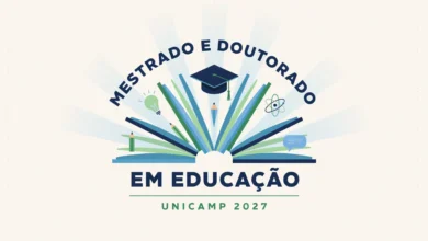 A UNICAMP abriu 227 vagas para mestrado e doutorado em educação em 2027. Inscrições até 15 de julho de 2026. Veja linhas de pesquisa, cotas e cronograma.