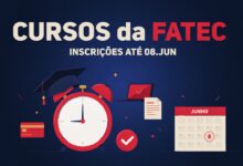 As inscrições para o Vestibular FATEC 20262 encerram amanhã, 8 de junho, às 15h. Veja o passo a passo para se inscrever, pagar a taxa e garantir sua vaga em mais de 70 cursos gratuitos.
