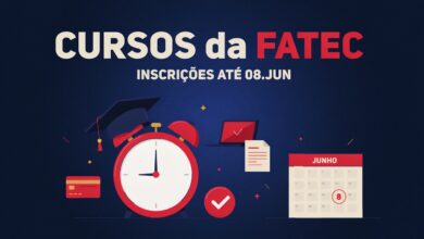 As inscrições para o Vestibular FATEC 20262 encerram amanhã, 8 de junho, às 15h. Veja o passo a passo para se inscrever, pagar a taxa e garantir sua vaga em mais de 70 cursos gratuitos.