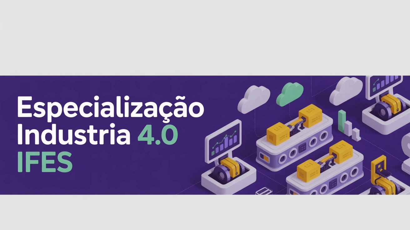 Buscando especialização gratuita O Ifes abriu vagas de pós-graduação EaD em Indústria 4.0 em 7 polos. Confira o edital e participe!