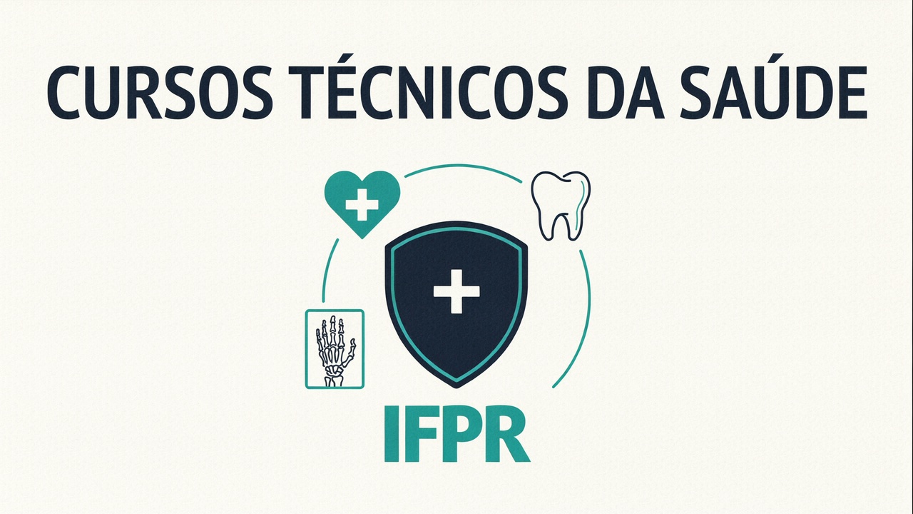 Cursos técnicos gratuitos no IFPR Edital FORMATEC-SUS oferece 106 vagas com seleção por ordem de inscrição. Garanta sua vaga até 2406.