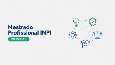 Edital do Mestrado Profissional do INPI disponibiliza vagas na área de Propriedade Intelectual e Inovação. Veja as desta pós-graduação aqui!