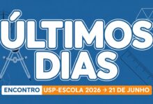 Encontro USP-Escola 2026 fecha inscrições neste sábado. 75 cursos e minicursos gratuitos para educadores da rede pública e privada.