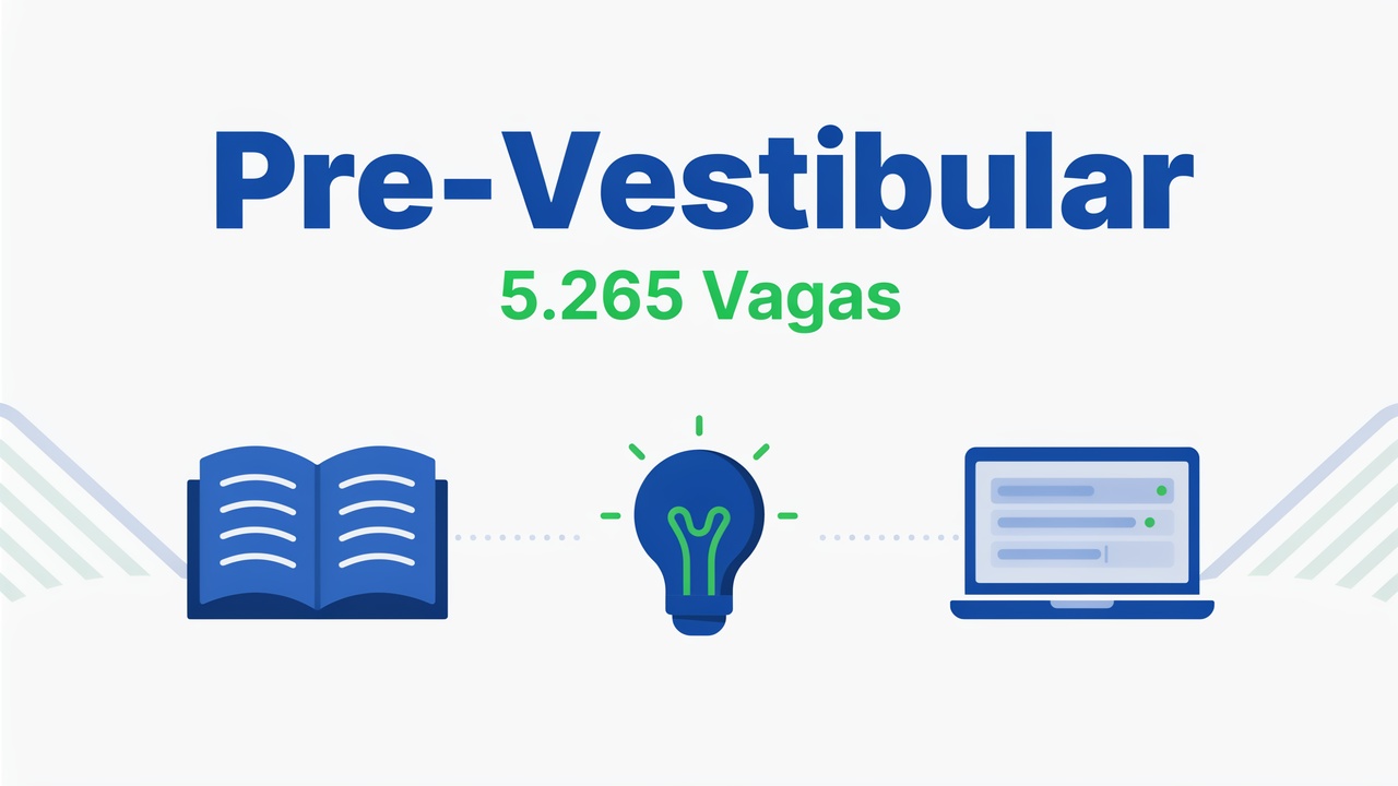 Fundação Cecierj abre inscrições para turmas do curso Pré-Vestibular de 2026. Aulas presenciais e on-line com material digital gratuito.