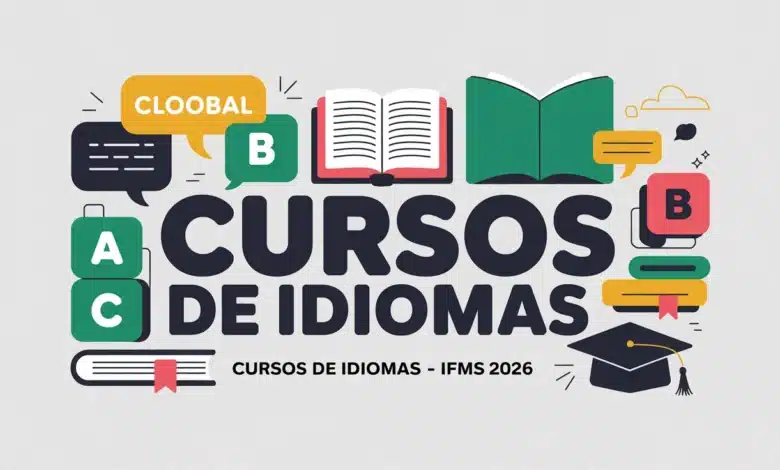 IFMS abre vagas para cursos gratuitos de Inglês e Espanhol EaD no segundo semestre de 2026. Inscrições até 2806. Confira o edital aqui!