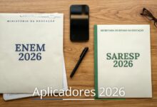 INEP e Vunesp estão com inscrições abertas para aplicadores do ENEM e do SARESP 2026. Veja requisitos, remuneração e como se inscrever nos dois processos.