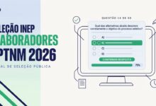 Inep prorrogou o prazo de inscrição da seleção para elaboradores e revisores de itens da EPTNM. Candidaturas vão até 226 pelo InepFlow.