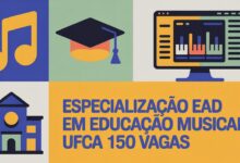 Inscrições abertas para Especialização em Educação Musical EaD na UFCA. Curso de pós-graduação 100% gratuito com vagas em 5 polos!