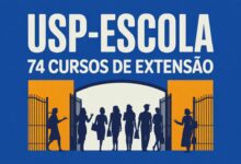 O Encontro USP-Escola 2026 reúne 74 cursos para professores da educação básica. São mais de 5 mil vagas totalmente gratuitas.