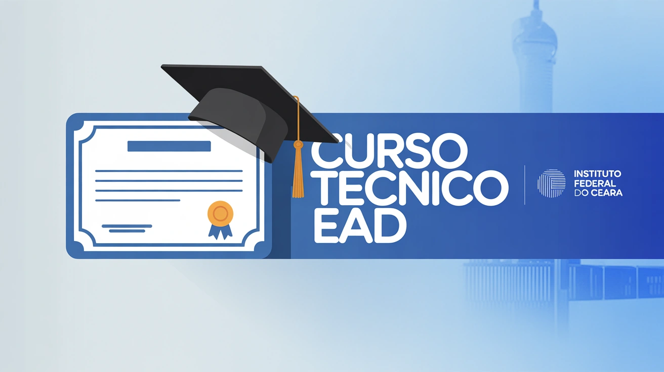 O IFCE abriu inscrições para o Processo Seletivo 2026.2 de cursos técnicos em 27 campi no Ceará. Vagas gratuitas, sem prova