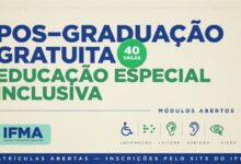 O IFMA Campus São José de Ribamar abre 40 vagas gratuitas para a especialização em Educação Especial Inclusiva. Inscrições até 12 de junho de 2026. Veja como participar.