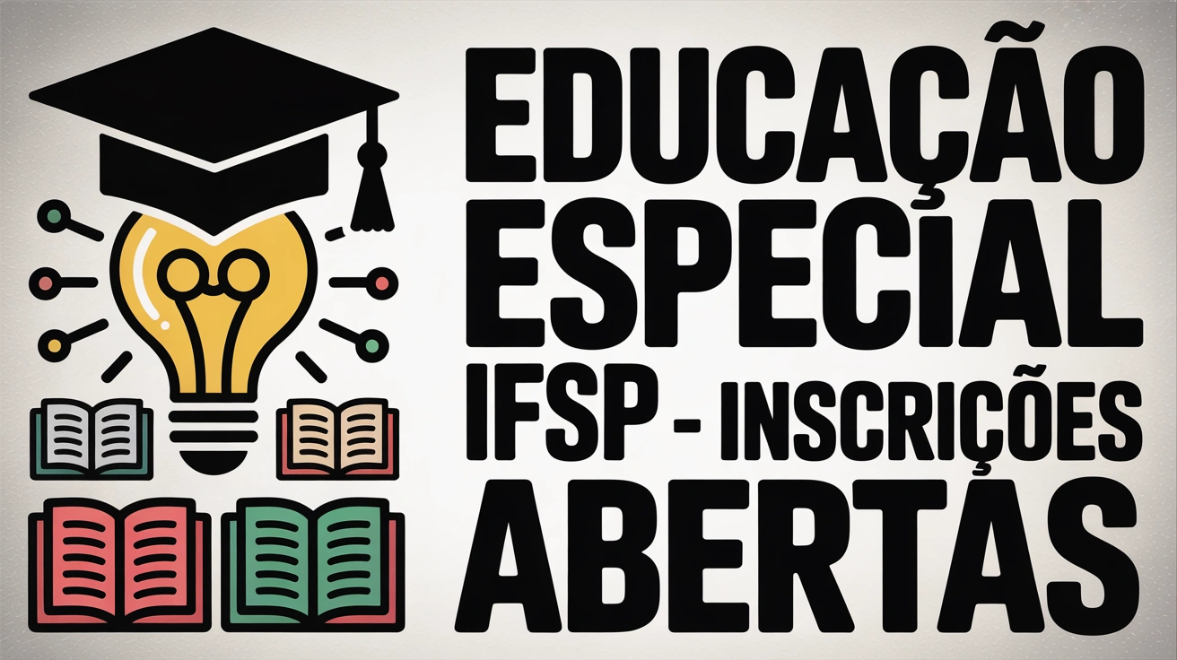 O IFSP abriu inscrições para 150 vagas gratuitas na pós-graduação EaD em Educação Especial com ênfase em Altas Habilidades. Saiba mais aqui!