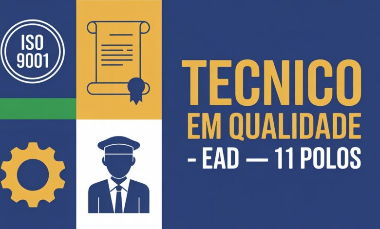 O IFSULDEMINAS abre 200 vagas para o Técnico em Qualidade EaD em 11 polos de MG e SP. Com a revisão da ISO 9001 em 2026.