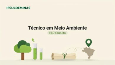 O IFSULDEMINAS abre 300 vagas para o Técnico em Meio Ambiente EaD em 6 polos do Sul de Minas. Com exigências de licenciamento ambiental crescentes.
