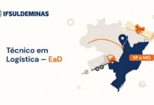 O IFSULDEMINAS abre vagas para o Técnico em Logística EaD em 13 polos, incluindo Campinas, Diadema, Cubatão e Serrana. Curso gratuito, seleção por sorteio e inscrições até 19 de junho de 2026.