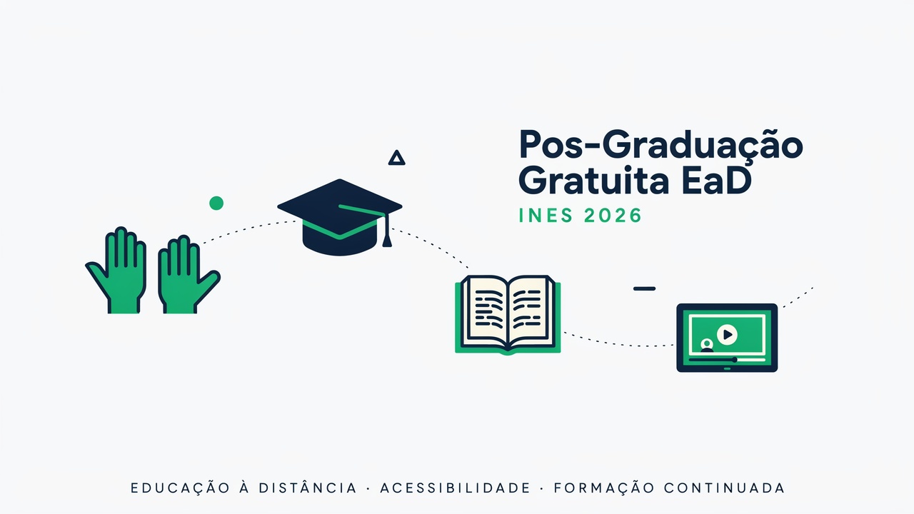 Participe do processo seletivo do INES. Especialização gratuita em Educação de Surdos na Perspectiva Bilíngue EaD. Veja o edital aqui!