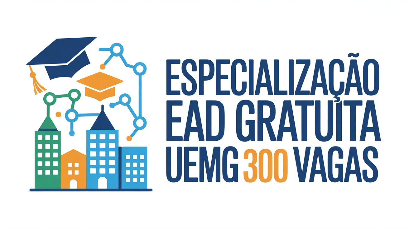 Processo Seletivo de pós-graduação EaD gratuita da UEMG oferece 300 vagas em Educação Inclusiva e Relações Étnico-Raciais! Veja o edital!
