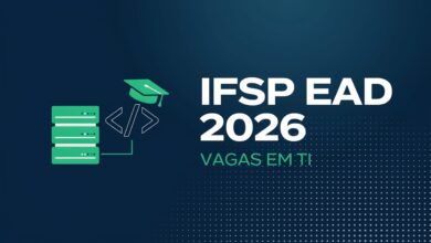 Processo seletivo IFSP oferta cursos gratuitos de graduação EaD em tecnologia sem vestibular. Classificação pelas notas do Enem!