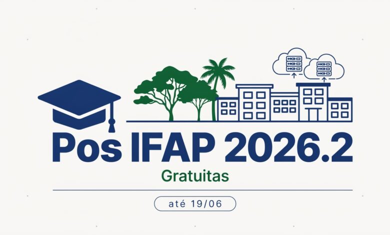 Procurando especialização gratuita O IFAP abriu inscrições para 260 vagas em cursos de pós-graduação presenciais e EAD em diveras áreas.