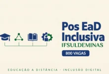 Procurando pós-graduação gratuita O IFSULDEMINAS lançou a especialização em Educação Especial e Inclusiva EAD com seleção por sorteio!
