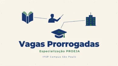 Procurando uma pós-graduação gratuita O IFSP oferece vagas no curso de Especialização em Educação PROEJA 2026. Confira o edital aqui!
