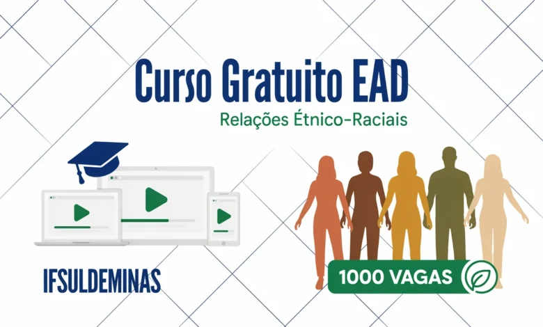 Quer um curso de extensão gratuito O IFSULDEMINAS oferece formação em Educação para Relações Étnico-Raciais EAD e certificado de 100 horas.