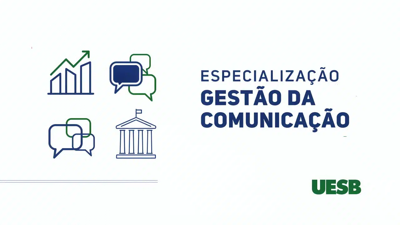 Quer uma especialização gratuita A UESB oferece 150 vagas em pós-graduação em Mídias Sociais EAD para agentes públicos e comunidade.