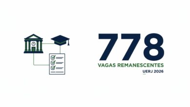 Quer uma graduação gratuita UERJ abre processo seletivo para 778 vagas remanescentes usando a nota do ENEM. Confira o edital e inscreva-se!