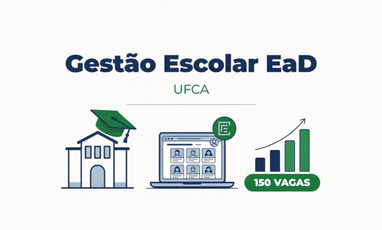 Quer uma pós-graduação gratuita A UFCA recebe inscrições para especialização EaD em Gestão Escolar e Assessoria Pedagógica! Confira aqui!