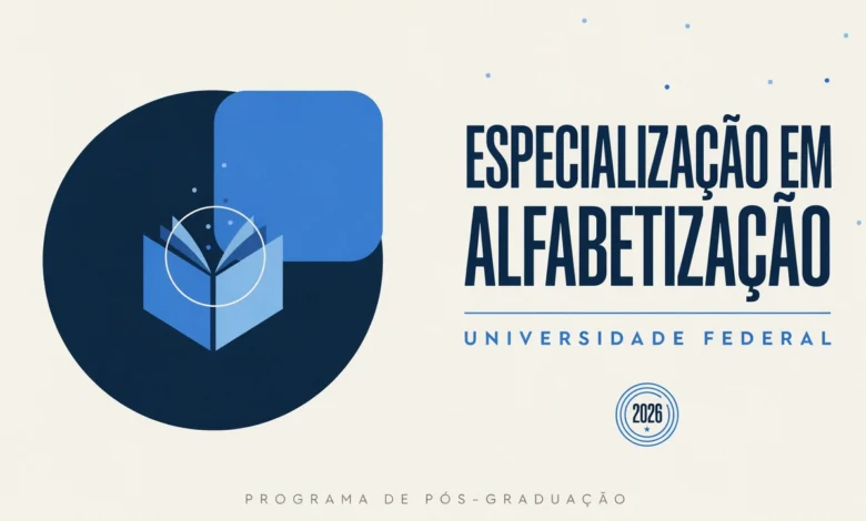 UFES abre 200 vagas gratuitas para especialização em Alfabetização, Leitura e Escrita no ES. Inscrições até 17062026. Veja requisitos, polos e como participar.
