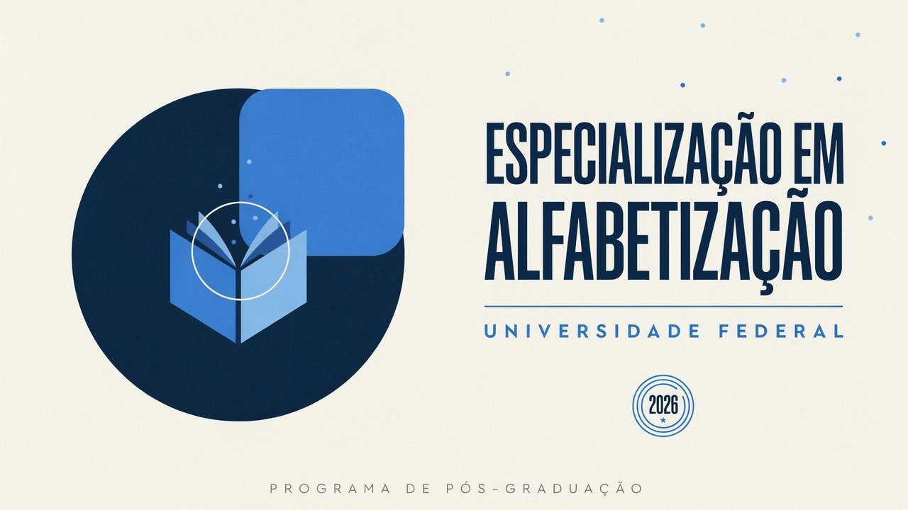 UFES abre 200 vagas gratuitas para especialização em Alfabetização, Leitura e Escrita no ES. Inscrições até 17062026. Veja requisitos, polos e como participar.