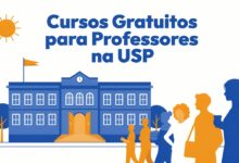 USP oferece cursos presenciais gratuitos para professores em julho de 2026. 74 atividades em ciências, humanidades, educação inclusiva e mais.