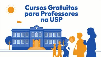 USP oferece cursos presenciais gratuitos para professores em julho de 2026. 74 atividades em ciências, humanidades, educação inclusiva e mais.