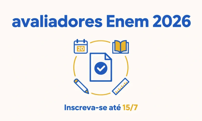 Cebraspe e ENEM abre inscrições para o PAQ-A 2026, programa que seleciona avaliadores das redações do Enem. Veja requisitos, fases e cronograma.