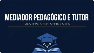 Cinco editais abertos em julho de 2026 para tutor, mediador pedagógico e professor formador do Sistema UAB. Confira prazos e formação exigida.