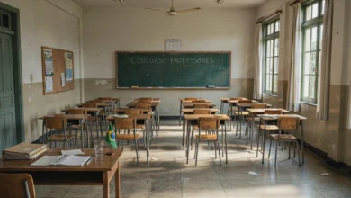 Concurso público para professor em Alagoas tem retificação no edital. Salário de R$ 4.325,37 e provas em outubro de 2026.