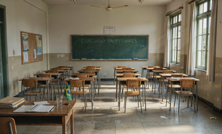 Concurso público para professor em Alagoas tem retificação no edital. Salário de R$ 4.325,37 e provas em outubro de 2026.
