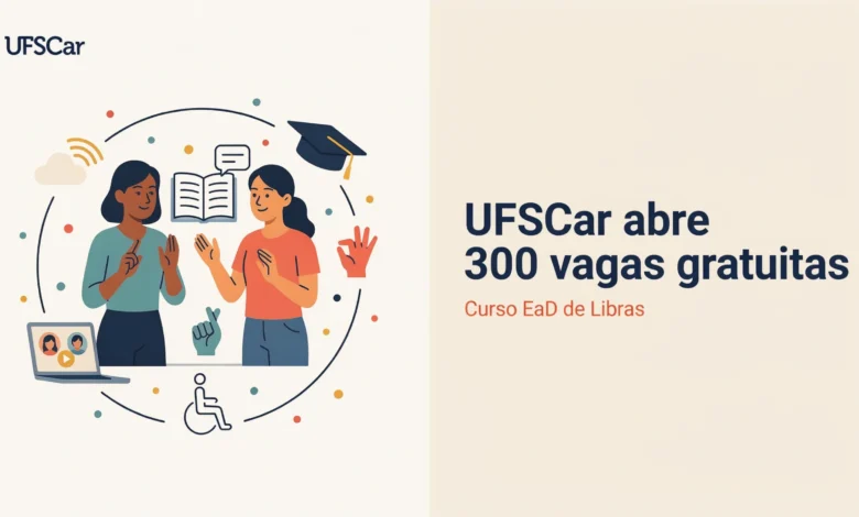 Curso de capacitação da UFSCar qualifica professores da rede pública para o uso da Libras com estudantes surdos com TEA. Veja como se inscrever.