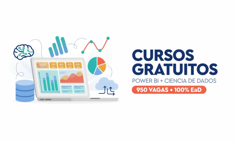 Curso gratuito e a distância de Power BI da Cecierj tem 650 vagas e 180h. Veja como se inscrever e as datas do sorteio.