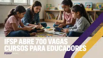 Cursos semipresenciais de educação inclusiva e bem-estar do IFSP — 700 vagas, 70 horas, inscrições até 31 de julho.