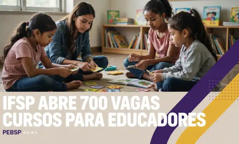 Cursos semipresenciais de educação inclusiva e bem-estar do IFSP — 700 vagas, 70 horas, inscrições até 31 de julho.